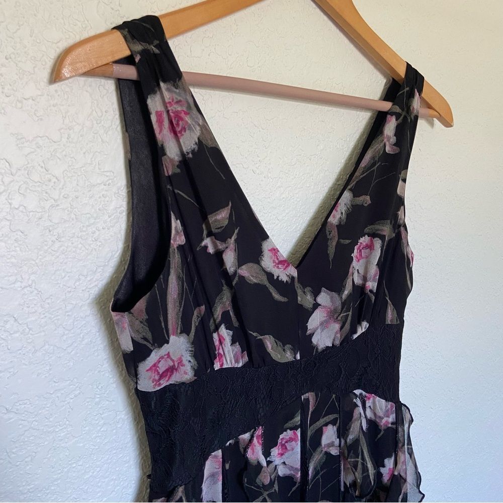 WHBM Floral Ruffle Maxi Dress - Picture 4 of 11